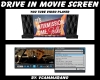 DRIVE IN MOVIE SCREEN