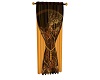 Brown Golden drapes