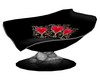 black heart chair
