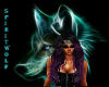 Trixie Blk/Purple Hair