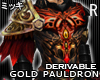 ! Gold Warlord PauldronR