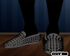 Grey Spike Shoes