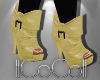 !C Gold Boots