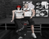 M Goth White Top