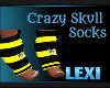 Crazy Skull Socks