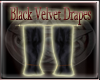 {ARU}Black Velvet Drapes