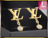 Gold LV Earrings
