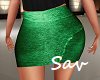 Green Suede Skirt