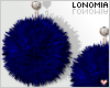 Big Blue Pom Poms