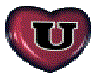 [U] in a heart animated