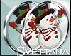 [Sx]Snowman Earrings