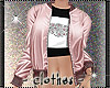 clothes - pink bomber
