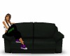 10 pose black couch