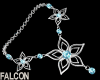 Silver Necklaces (Blue)