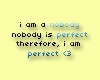 I Am Perfect