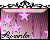 *R* Purple Stars Sticker