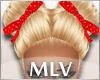 MLV~Hope Blonde Red Bow