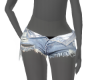Faded Button Fly Shorts