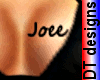 Name Joee on breast