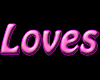 "Loves" Word Tag