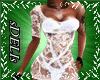 D white lace dress