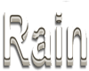 Rain name sticker