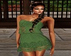 Crochet Dress-LT Green