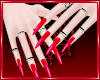 Valentines pink nails
