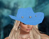 Sombrero vaquero azul