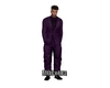 Mens Full Purple Suit