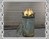 Trash Can On Fire