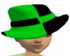 Black & Green Hat