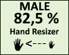 Hand Scaler 82,5% Male
