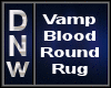 Vamp Blood Round Rug