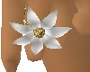 White Gold Lily Ring