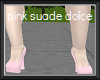 pink suade dolce 