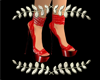 (IKY2) METAL RED HEELS