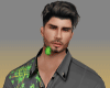 (7K)Clover Black shirt