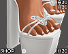 Heels Butterfly White