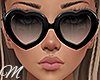 m: Black Heart  Glasses