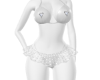 White Ruffle Skirt Set