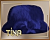 Jisoo Navy Fluffy Hat