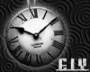 {E} Mono Clock Pendant