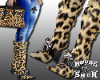 *HS Fur Boots Leopard
