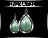 !IN Emerald earring