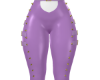 Ivy Leather Pants Lilac