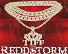 Tiff Gold Crown Necklace