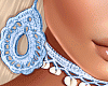 Y*Blue Crochet Earring