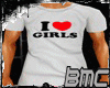 [BMC] I Love Girls White