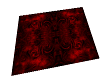 gothic red rug